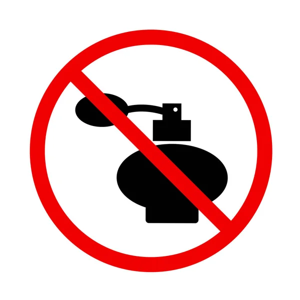 Parfüm ile yasak bilgi simgesi