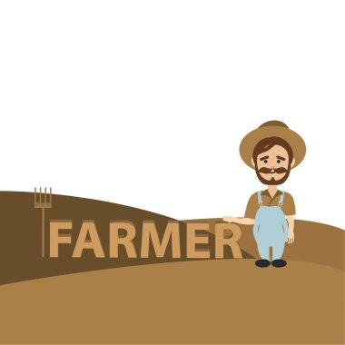 çizgi film karakteri çiftçinin 