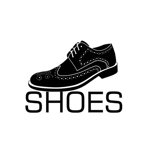 Chaussure Classique Masculine Illustration Vectorielle — Image vectorielle