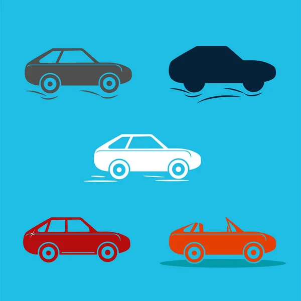 Auto Symbole Vektorillustration — Stockvektor