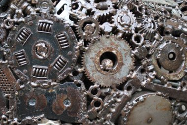 eski rustik öğeleri arka plan