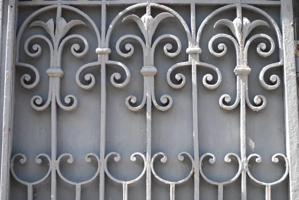 Iron Fence Close View — Stock Photo, Image