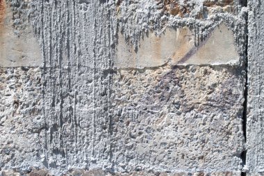 Eski gri beton duvar 