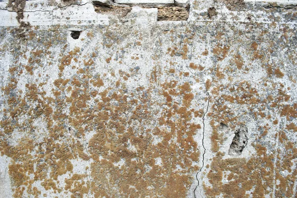 古いベージュ石造りの花こう岩の壁 — ストック写真