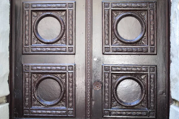 Texture di una vecchia porta in legno — Foto Stock