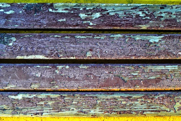 Textuur van oud geschilderd hout — Stockfoto