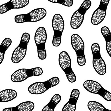 Ayakkabı tabanları kümesi. Vektör çizim