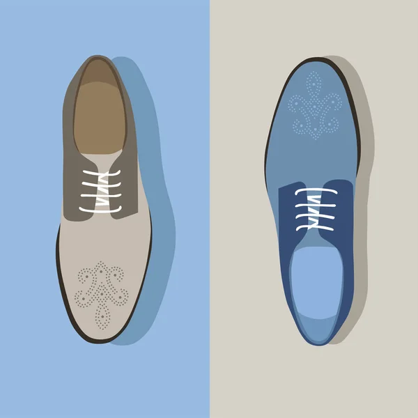 Paar Schuhe Vektorillustration — Stockvektor