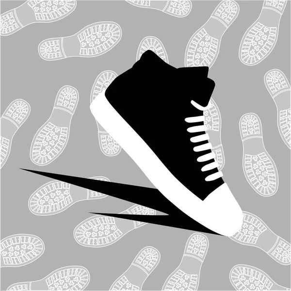 スピード靴アイコン ベクトル図 — ストックベクタ