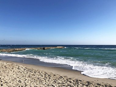 gökyüzü ve kum Beach tarih Pzr