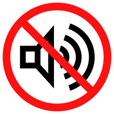 Simge ses. Vektör çizim