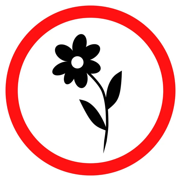 Icône Fleur Illustration Vectorielle — Image vectorielle