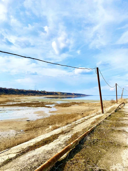 Bellissimo Paesaggio Pittoresco Della Steppa Foto Fotografia Stock