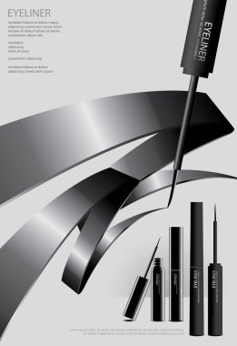 Poster kozmetik Eyeliner ile ambalaj
