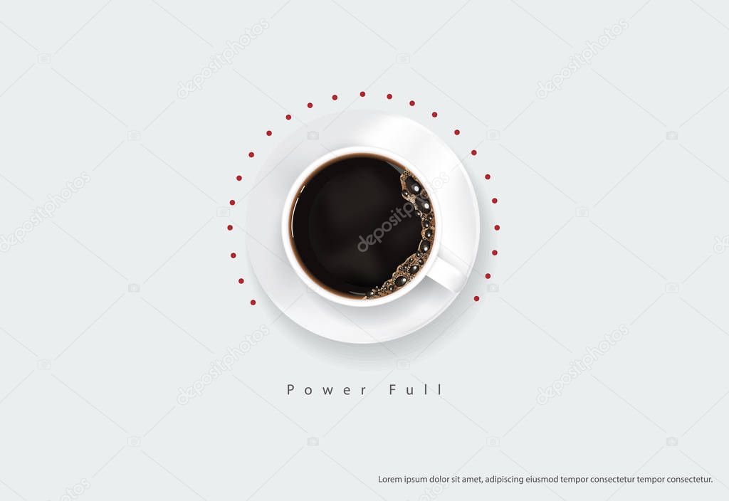 Coffee Poster Advertisement Flayers Vector Illustration