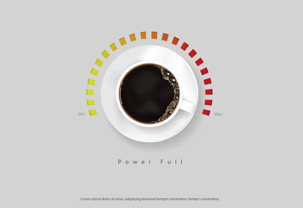 Kaffee Poster Werbung Flayers Vector Illustration — Stockvektor