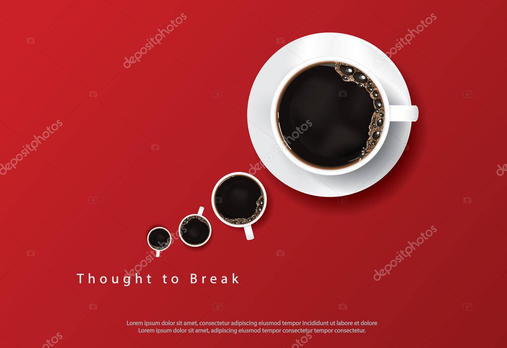 Coffee Poster Advertisement Flayers Vector Illustration