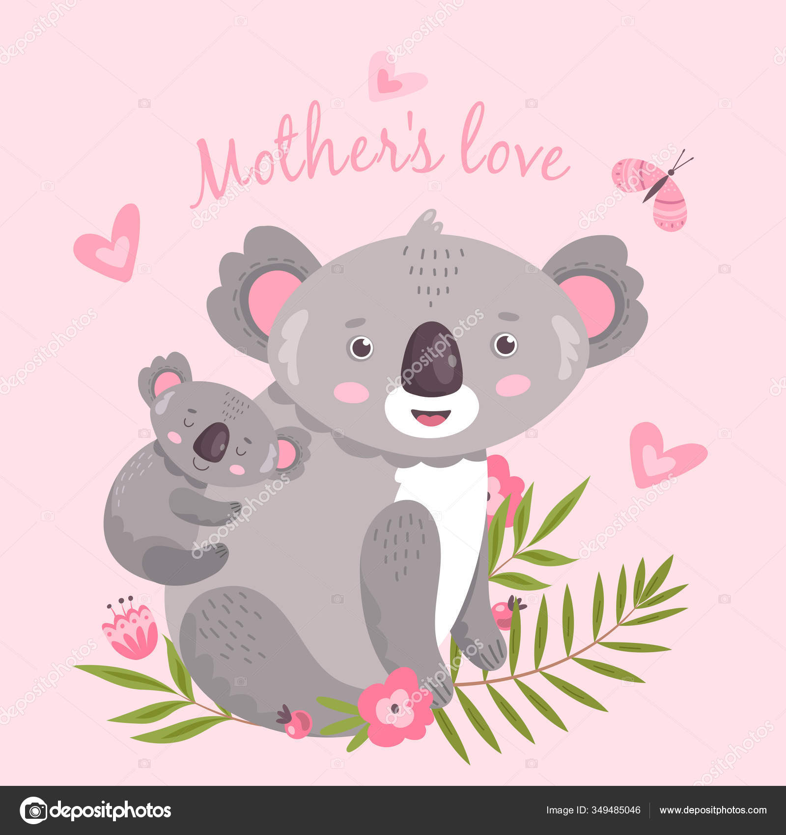 Koalas Amoureux Images Vectorielles Koalas Amoureux Vecteurs Libres De Droits Depositphotos