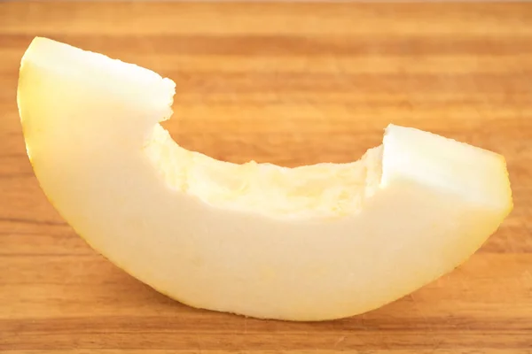 Fresh melon on a wooden board. — Stock Photo, Image