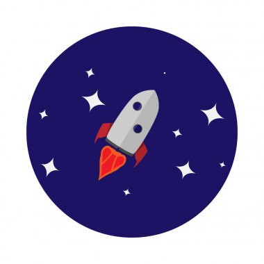 Vektör görüntü bir roket