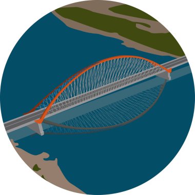 Vektör görüntü Nehri Köprüsü