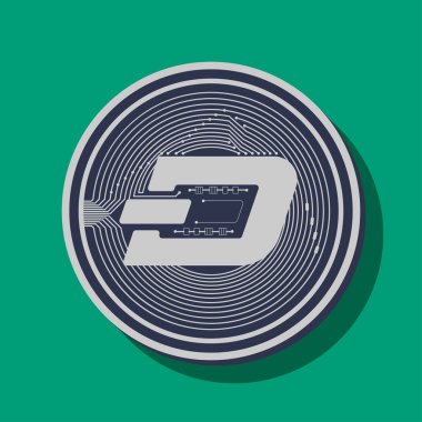Vektör çizim Dashcoin