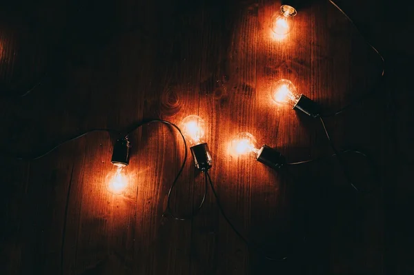 Hermosas luces de Navidad — Foto de Stock