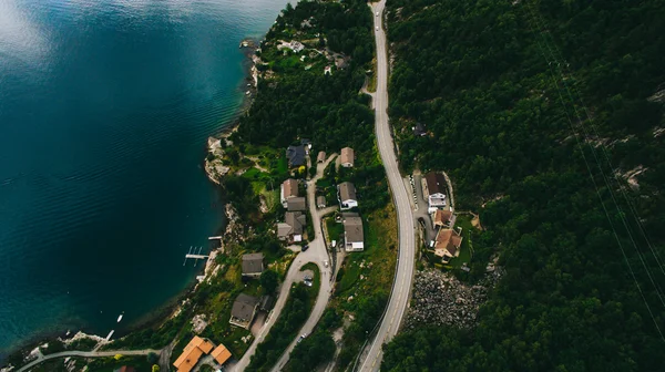 Noorwegen uitzicht vanuit de lucht — Stockfoto