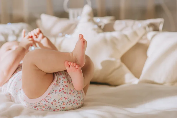 Newborn baby feet — Stock Photo, Image