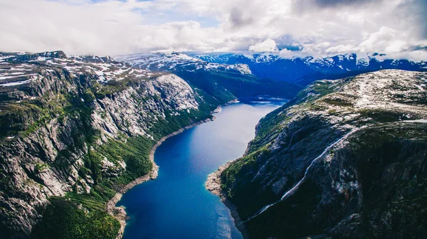 Belas montanhas do norway — Fotografia de Stock