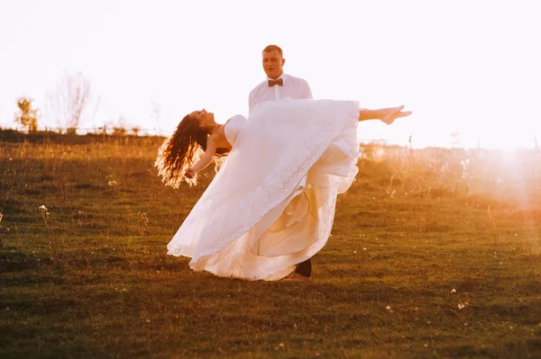 Pareja el día de la boda — Foto de Stock