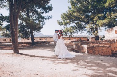 güzel çift düğün yürüyüş