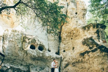 rock yakınındaki güzel Çift