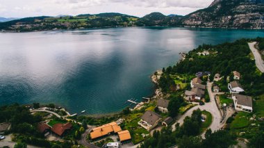 Hava görünümünden Norveç