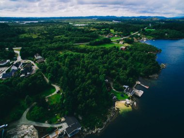 Hava görünümünden Norveç