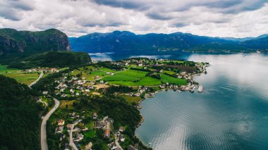 Hava görünümünden Norveç