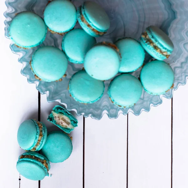 Macaroons franceses doces — Fotografia de Stock