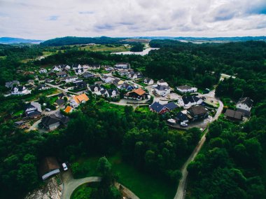 Hava görünümünden Norveç
