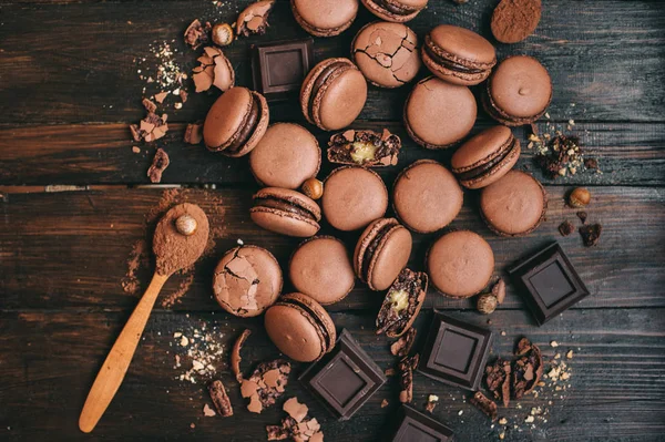 Macaroons franceses doces — Fotografia de Stock