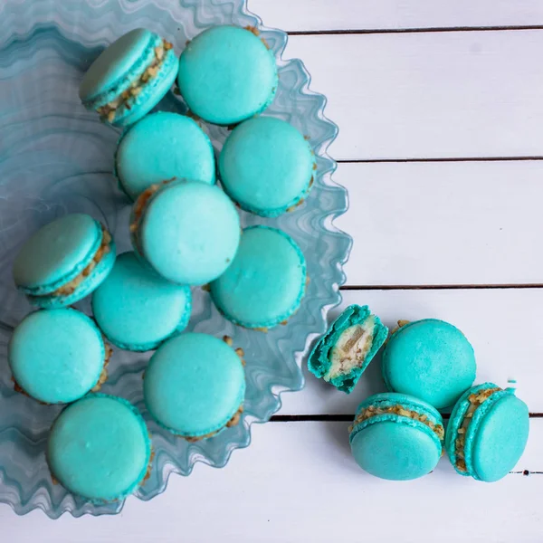 Macaroons franceses doces — Fotografia de Stock