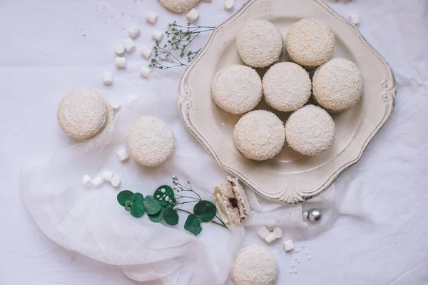 Édes francia Macaroons — Stock Fotó