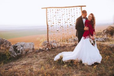 Akşamları düğün çifti