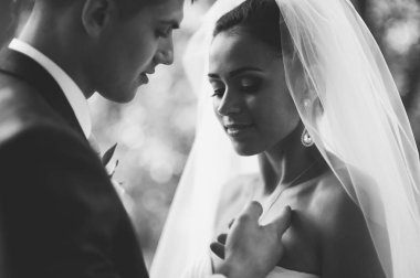 Düğün gününde çift