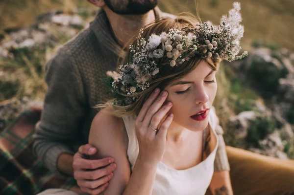 Passionné jeune couple — Photo