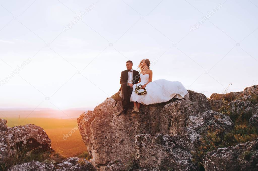 beautiful wedding couple 