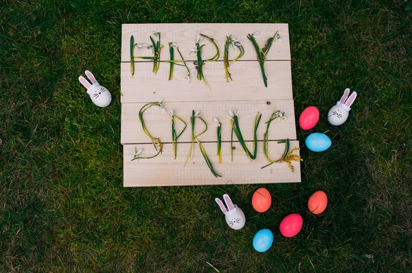 Happy spring card — Stock Photo, Image