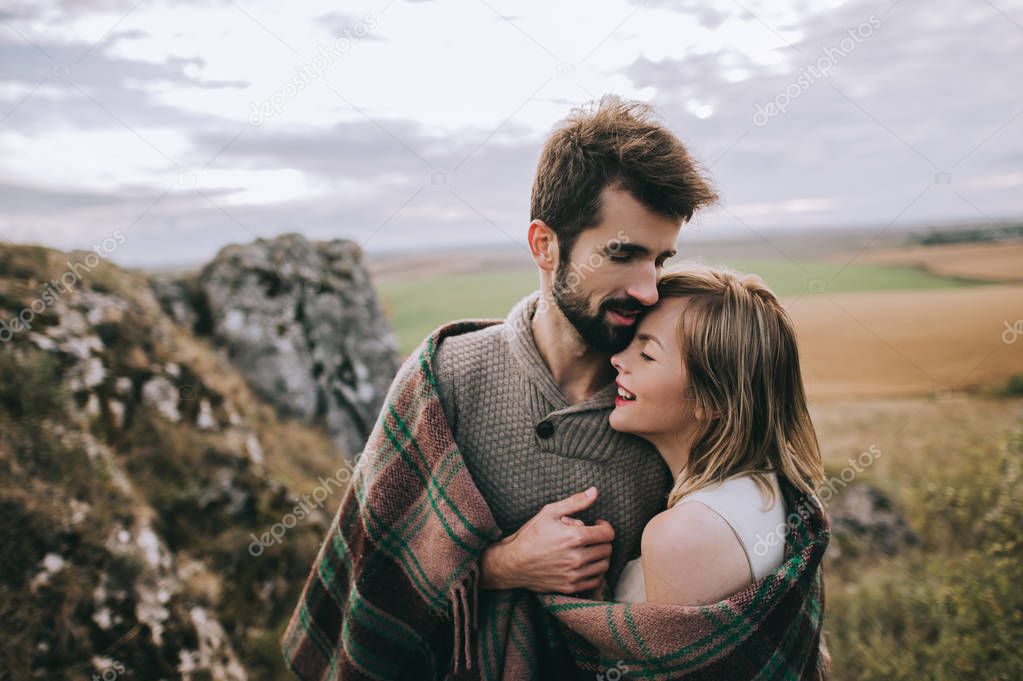 beautiful young couple