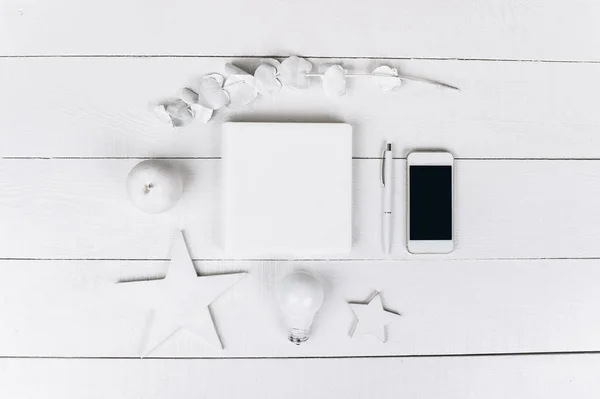 White colored objects — Stock Photo, Image