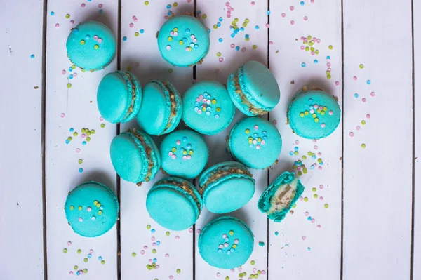 Leckere französische Macarons — Stockfoto