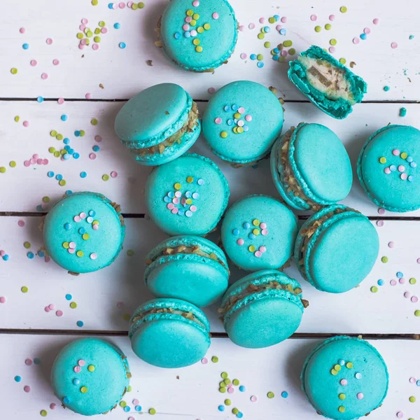 Смачно французький macarons — стокове фото